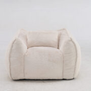 Giant Bean Bag Chair with pillow, Comfy Large Bean Bag Chairs for Adults and Kids, Faux Fur Floor So - Image 12