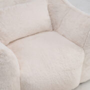 Giant Bean Bag Chair with pillow, Comfy Large Bean Bag Chairs for Adults and Kids, Faux Fur Floor So - Image 15