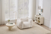 Giant Bean Bag Chair with pillow, Comfy Large Bean Bag Chairs for Adults and Kids, Faux Fur Floor So - Image 25
