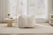Giant Bean Bag Chair with pillow, Comfy Large Bean Bag Chairs for Adults and Kids, Faux Fur Floor So - Image 28