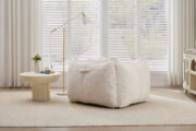 Giant Bean Bag Chair with pillow, Comfy Large Bean Bag Chairs for Adults and Kids, Faux Fur Floor So - Image 29