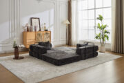 Compression Sofa,Convertible Floor Sofa Bed with Fixed-Shape Frame, Loveseats Boneless Modular Secti - Image 12