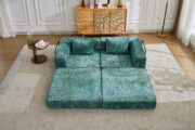 Compression Sofa,Convertible Floor Sofa Bed with Fixed-Shape Frame, Loveseats Boneless Modular Secti - T6011P582171 - Image 13