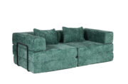 Compression Sofa,Convertible Floor Sofa Bed with Fixed-Shape Frame, Loveseats Boneless Modular Secti - T6011P582171 - Image 26