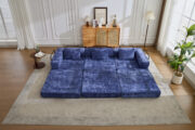 Compression Sofa,Convertible Floor Sofa Bed with Fixed-Shape Frame, Boneless Modular Sectional Sofa, - Image 12
