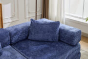 Compression Sofa,Convertible Floor Sofa Bed with Fixed-Shape Frame, Boneless Modular Sectional Sofa, - Image 17