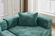 Compression Sofa,Convertible Floor Sofa Bed with Fixed-Shape Frame, Boneless Modular Sectional Sofa, - T6011S00038 - Image 19
