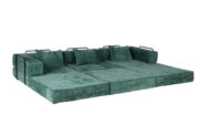 Compression Sofa,Convertible Floor Sofa Bed with Fixed-Shape Frame, Boneless Modular Sectional Sofa, - T6011S00038 - Image 22