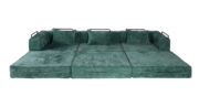 Compression Sofa,Convertible Floor Sofa Bed with Fixed-Shape Frame, Boneless Modular Sectional Sofa, - T6011S00038 - Image 27
