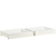 House bed with 2 drawers, single bed, day bed, children's bed with 2 windows, pine frame, MDF, - Image 19
