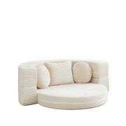 Ein vielseitiges 4-in-1-Schlafsofa, ideal für kompakte Wohnräume, das sowohl als halbrundes Sofa als - Image 12