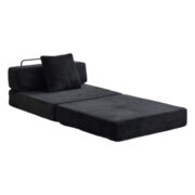 Floor Couch,Compression Sofa,Convertible Floor Sofa Bed-with Pillow Back Support Armrest,Comfy Singl