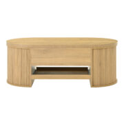 Anhebbarer Couchtisch, Couchtisch mit gebogenen Holzseiten, ausziehbarem Regal, anhebbarer Tischplat - Image 17