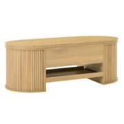 Anhebbarer Couchtisch, Couchtisch mit gebogenen Holzseiten, ausziehbarem Regal, anhebbarer Tischplat - Image 20