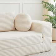 Ein vielseitiges 4-in-1-Schlafsofa, ideal für kompakte Wohnräume, das sowohl als halbrundes Sofa als - Image 23