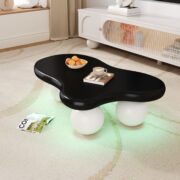 Cloud Style Coffee Table with LED Lighting – 16 Colors Selectable, Coffee Table, Cloud-Shaped Design, Run - Image 12