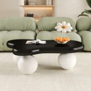 Cloud Style Coffee Table with LED Lighting – 16 Colors Selectable, Coffee Table, Cloud-Shaped Design, Run - Image 13