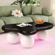 Cloud Style Coffee Table with LED Lighting – 16 Colors Selectable, Coffee Table, Cloud-Shaped Design, Run - Image 14