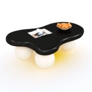 Cloud Style Coffee Table with LED Lighting – 16 Colors Selectable, Coffee Table, Cloud-Shaped Design, Run - Image 5