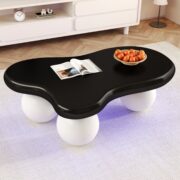 Cloud Style Coffee Table with LED Lighting – 16 Colors Selectable, Coffee Table, Cloud-Shaped Design, Run - Image 9
