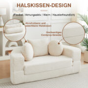 Ein vielseitiges 4-in-1-Schlafsofa, ideal für kompakte Wohnräume, das sowohl als halbrundes Sofa als - Image 8