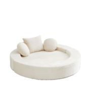 Ein vielseitiges 4-in-1-Schlafsofa, ideal für kompakte Wohnräume, das sowohl als halbrundes Sofa als - Image 11