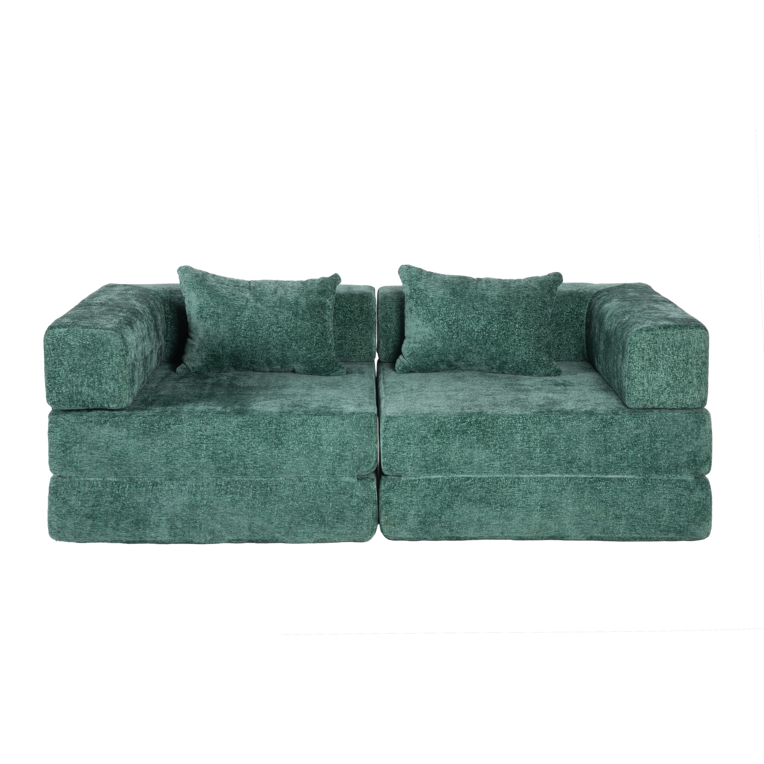 T6011P582171_main Compression Sofa,Convertible Floor Sofa Bed with Fixed-Shape Frame, Loveseats Boneless Modular Secti - T6011P582171 - Image 1