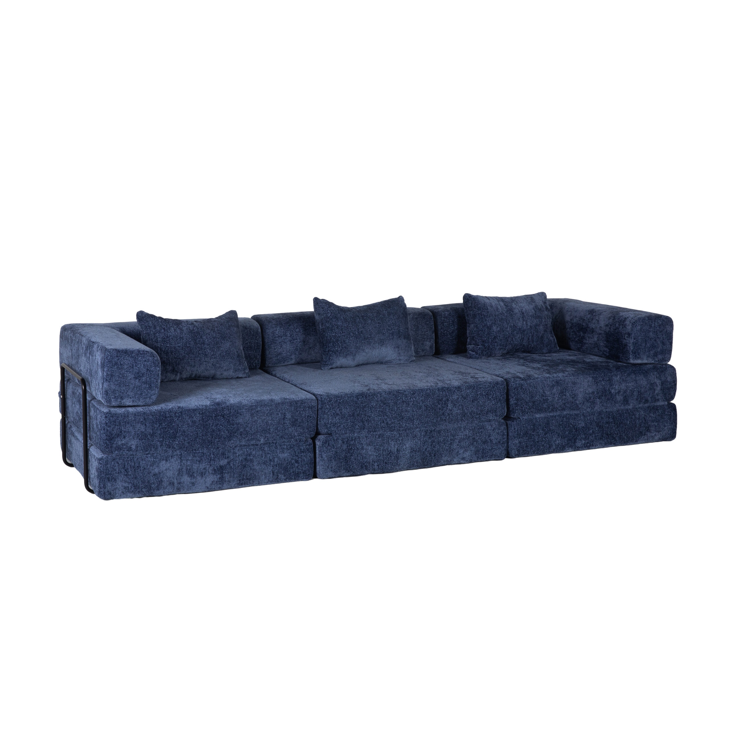 T6011S00037_main Compression Sofa,Convertible Floor Sofa Bed with Fixed-Shape Frame, Boneless Modular Sectional Sofa, - Image 1