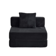 Floor Couch,Compression Sofa,Convertible Floor Sofa Bed-with Pillow Back Support Armrest,Comfy Singl - Image 17