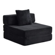 Floor Couch,Compression Sofa,Convertible Floor Sofa Bed-with Pillow Back Support Armrest,Comfy Singl - Image 11