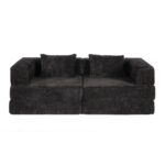 Compression Sofa,Convertible Floor Sofa Bed with Fixed-Shape Frame, Loveseats Boneless Modular Secti